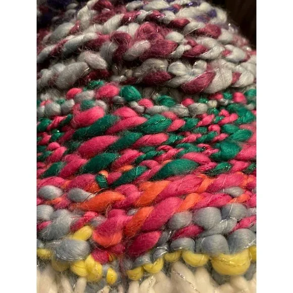 I N C International Concepts Rainbow Shine Beanie Hat (444) - Picture 4 of 4